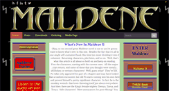 Desktop Screenshot of maldene.com